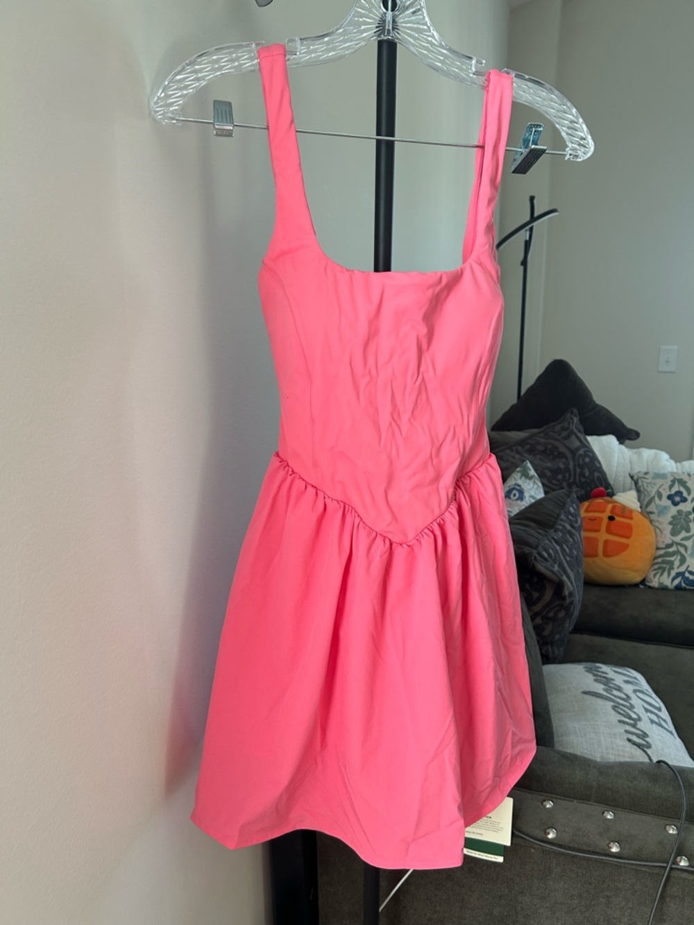 HALARA Bright Pink Sleeveless Dress
